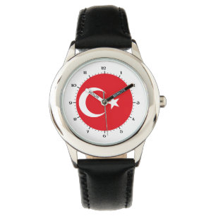 Turkiska flagga armbandsur