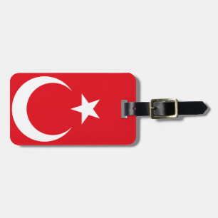 Turkiska Flagga Bagagebricka