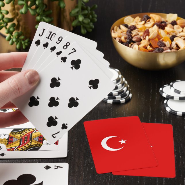 Turkiska flagga casinokort (På plats)