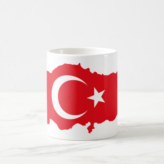 Turkiska Flagga Kaffemugg (Center)