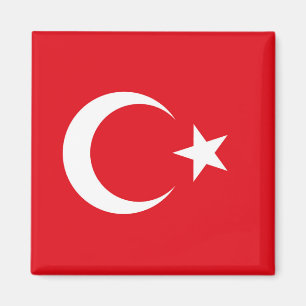 Turkiska flagga magnet