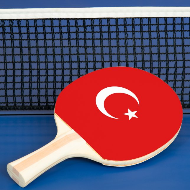 Turkiska flagga pingisracket (Insitu)