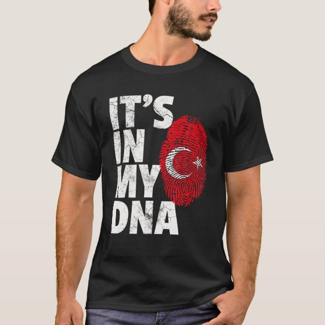 Turkiska Flagga Pride Land Home Nation Gift T Shirt (Framsida)