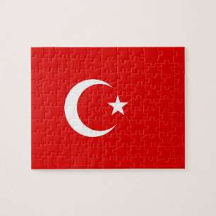 Turkiska flagga pussel