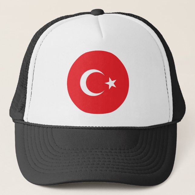 Turkiska Flagga Truckerkeps (Framsida)