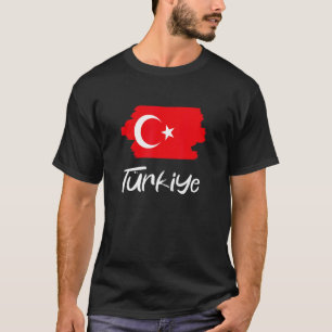 Turkiska Flagga Turkiet 1 T Shirt