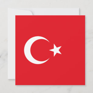 Turkiska Flagga (Turkiet) Kort