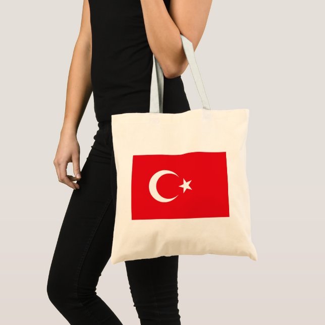 Turkiska Flagga (Turkiet) Tygkasse (Framsida (produkt))