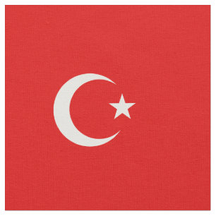 Turkiska flagga tyg