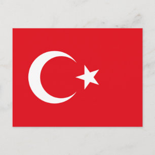Turkiska Flagga Vykort