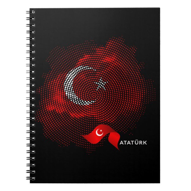 Turkiska flaggan anteckningsbok (Framsidan)