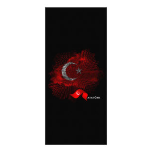 Turkiska flaggan reklamkort