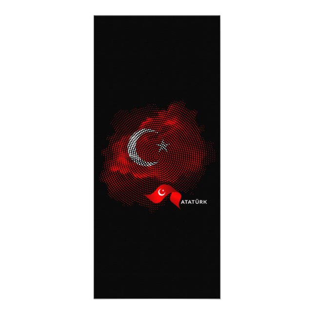 Turkiska flaggan reklamkort (Framsidan)