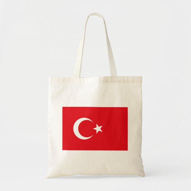 Turkiska flaggan tygkasse (Framsidan)