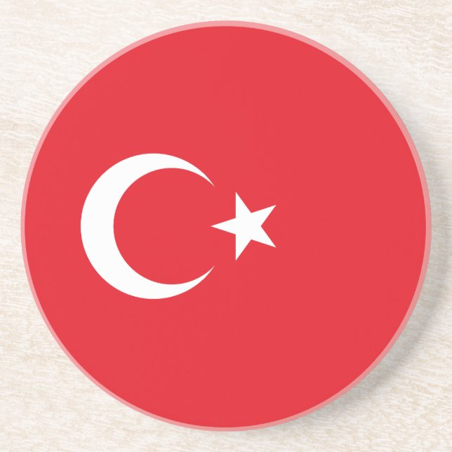 Turkiska flaggan underlägg (Framsidan)