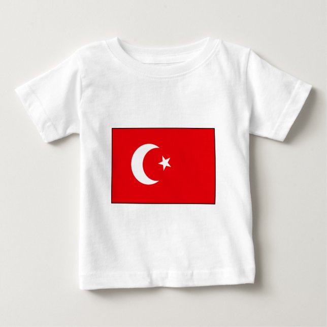 Turkiska flaggaT-tröja och gåvor Tee Shirt (Framsida)