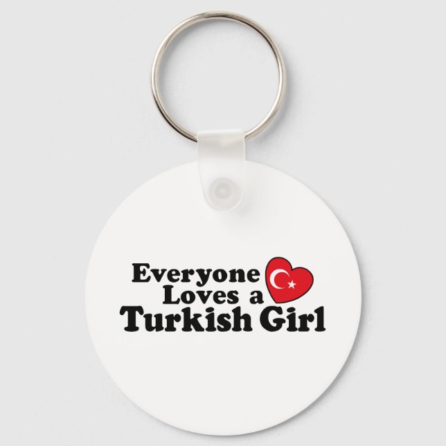 Turkiska flickor nyckelring (Framsida)