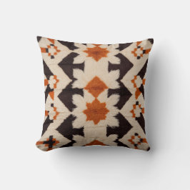 Turkiska Geometric White Kilim Pillows: Boho-Chic Kudde