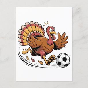 Turkiska idrotten i Thanksgivingen älskare Inbjudan Vykort