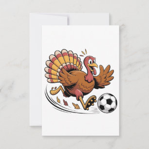 Turkiska idrotten i Thanksgivingen älskare Tack Kort