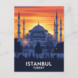 Turkiska Istanbul Blue Mosque Vykort
