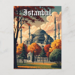 Turkiska Istanbul Blue Mosque Vykort