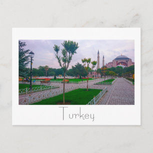 Turkiska Istanbul City Architecture Hagia Sophia Vykort