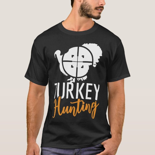 Turkiska jaktgåva till turkiska jägare t shirt (Framsida)