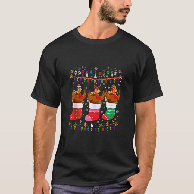 Turkiska julsocklar Ugly jul Sweater Paja T Shirt (Framsida)