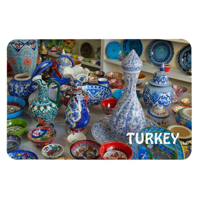 Turkiska keramik magnet (Horisontell)