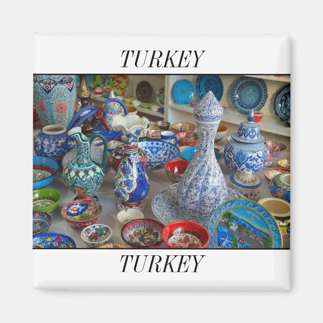 Turkiska keramik magnet (Framsidan)