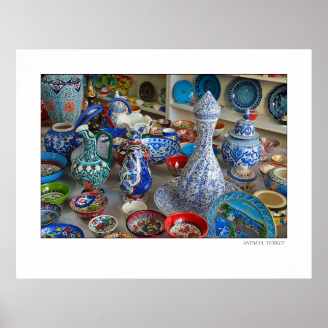 Turkiska keramik poster (Framsidan)