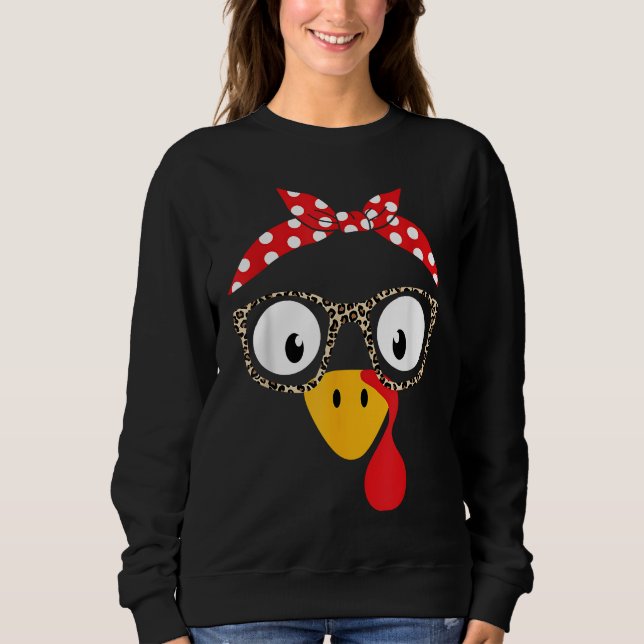 Turkiska kvinnor eller flickor med leopardglas för t shirt (Framsida)