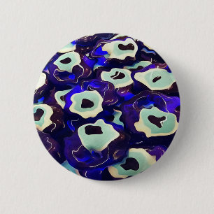 Turkiska Öga i Boncuk Shaped Amulet Bizarre Art Knapp