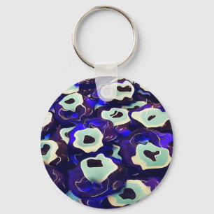 Turkiska Öga i Boncuk Shaped Amulet Bizarre Art Nyckelring