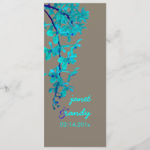 TURKISKA ORCHIDER/RENANTHERA/DIY färg Inbjudningar