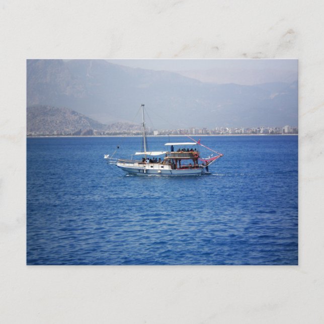 Turkiska passagerarfartyg vykort (Framsida)