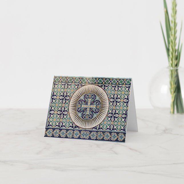 Turkiska plattan tack kort (Framsida)