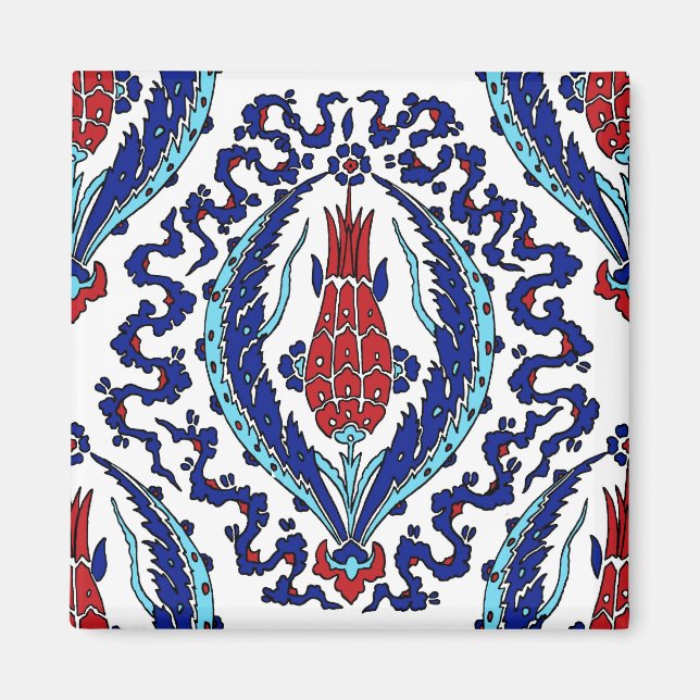 Turkiska plattor magnet (Framsidan)