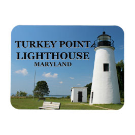Turkiska Point Lighthouse, Maryland Flexi Magnet