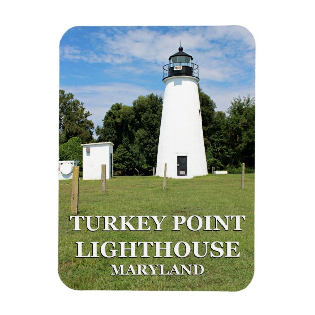 Turkiska Point Lighthouse, Maryland Flexi Magnet (Vertikal)