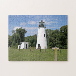 Turkiska Point Lighthouse, Maryland Jigszle Puzzle Pussel