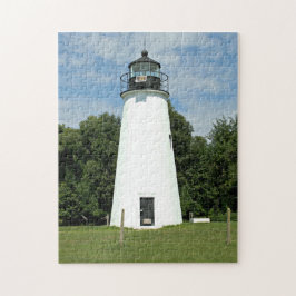Turkiska Point Lighthouse, Maryland Jigszle Puzzle Pussel