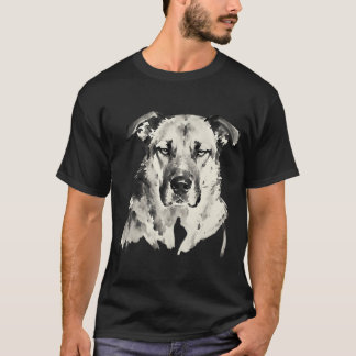 Turkiska raser Bläck Måleri Närbild T Shirt