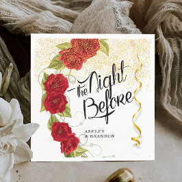 Turkiska Ro Blommigten kvällen före Napkins Pappersservett