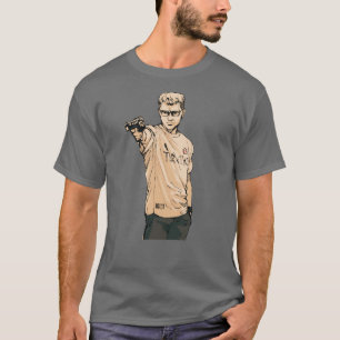 Turkiska Shooter Yusuf Dikec Fläkt Art T Shirt