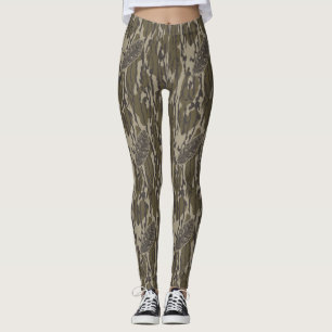 Turkiska skogskamouflage från Feather Bottomland C Leggings