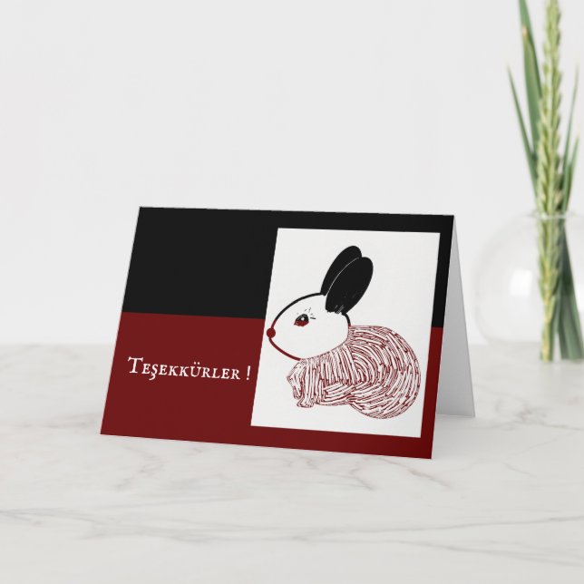 Turkiska Tack Kort (Framsida)