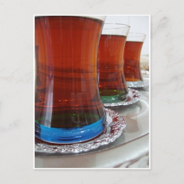 Turkiska tea vykort (Framsida)