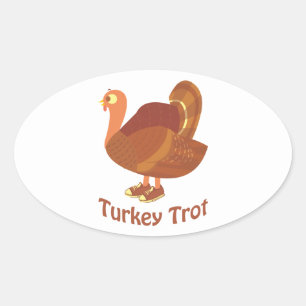 Turkiska trottoar ovalt klistermärke